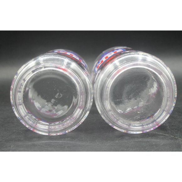 Set Of 2 Mobil Gas NFL Football Teams Drinking Glasses - Picture 4 of 10